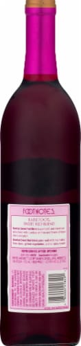 Barefoot Cellars Sweet Red California Wine Perspective: back