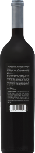 Gallo Signature Series Cabernet Sauvignon Napa Valley Red Wine Perspective: back