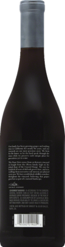Gallo Signature Series Pinot Noir Santa Lucia Highlands Red Wine Perspective: back