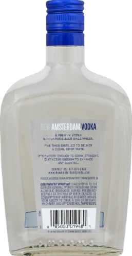 New Amsterdam Vodka Perspective: back