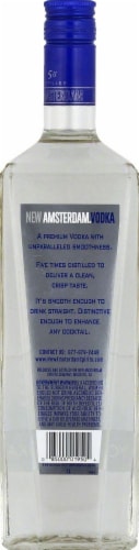 New Amsterdam Vodka Perspective: back