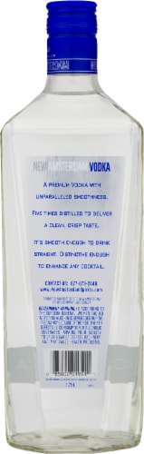 New Amsterdam Vodka Perspective: back