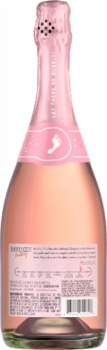 Barefoot Bubbly Pink Moscato Champagne Sparkling Wine 750ml Perspective: back