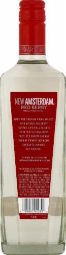 New Amsterdam Red Berry Flavored Vodka Perspective: back