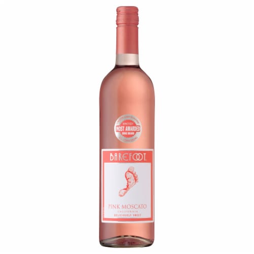 Barefoot Cellars Pink Moscato California Wine Perspective: back