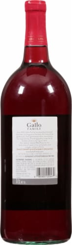 Gallo Family Vineyards Red Moscato California Wine Perspective: back