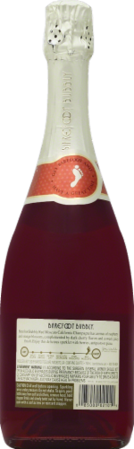 Barefoot Bubbly Red Moscato Sparkling Champagne Perspective: back