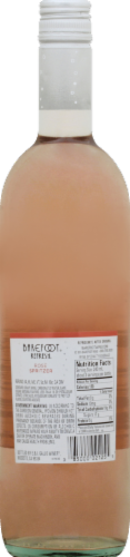 Barefoot Spritzer Rose California Wine Perspective: back