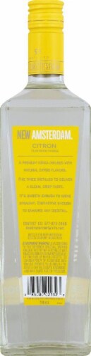 New Amsterdam Citron Flavored Vodka Perspective: back