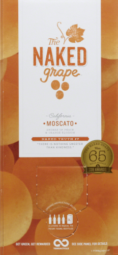 The Naked Grape Box Moscato Box Wine 3L Perspective: back