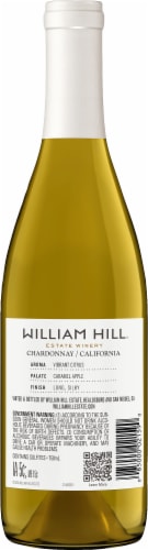 William Hill Estate Chardonnay North Coast California White Wine Perspective: back