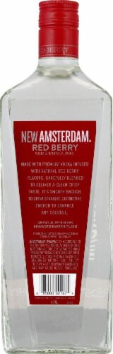 New Amsterdam Red Berry Flavored Vodka Perspective: back
