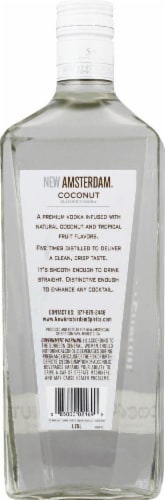 New Amsterdam Coconut Flavored Vodka Perspective: back