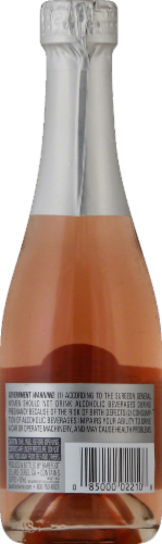 Barefoot Bubbly Pink Moscato Champagne California Sparkling Wine Perspective: back