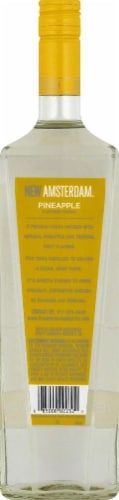 New Amsterdam Pineapple Flavored Vodka Perspective: back