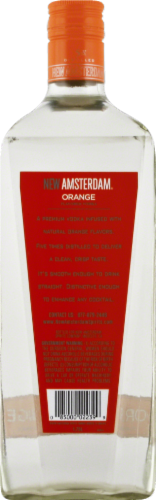 New Amsterdam Orange Vodka Perspective: back