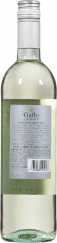 Gallo Family Vineyards Sweet Pineapple White Wine Perspective: back