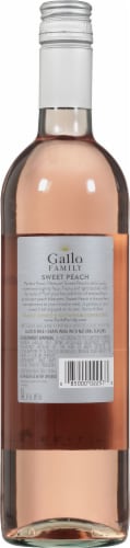 Gallo Family Vineyards Sweet Peach Wine Perspective: back