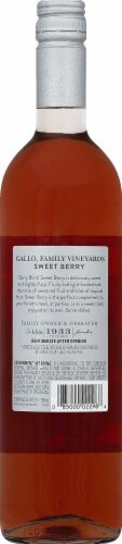 Gallo Family Vineyards Sweet Berry Wine Perspective: back