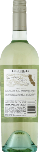Edna Valley Vineyard Pinot Grigio California White Wine Perspective: back