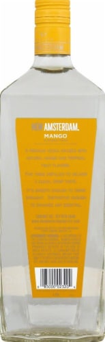 New Amsterdam Mango Flavored Vodka Perspective: back