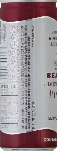 Barefoot Spritzer Summer Red Wine 1 Single Serve 250ml Can Perspective: back