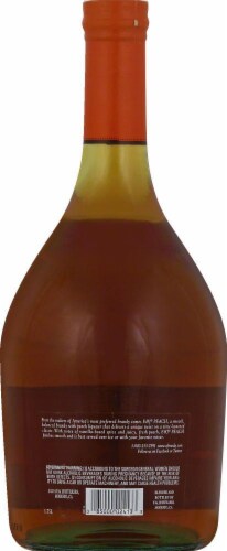 E&J Peach Flavored Brandy Perspective: back