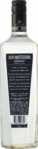 New Amsterdam 100 Proof Vodka Perspective: back