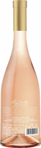Fleur de Mer Rose French Wine Perspective: back