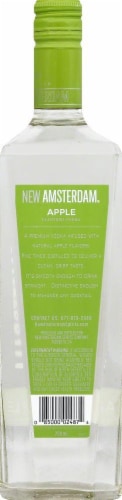 New Amsterdam Apple Flavored Vodka Perspective: back