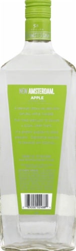 New Amsterdam Apple Flavored Vodka Perspective: back