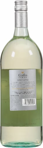 Gallo Family Vineyards Sweet Apple White Wine Perspective: back