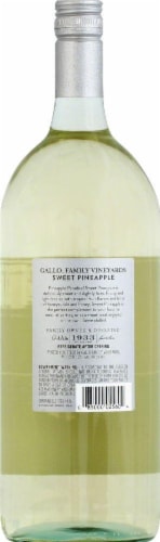 Gallo Family Vineyards Sweet Pineapple White Wine Perspective: back