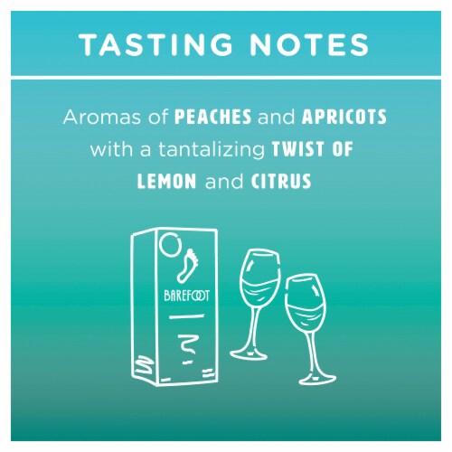 Barefoot Cellars On Tap Moscato California White Wine Box Perspective: back