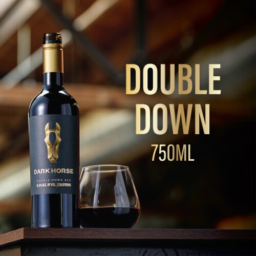 Dark Horse® Double Down Red Blend California Wine Perspective: back