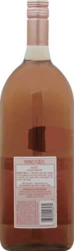 Barefoot Cellars Rose California Wine Perspective: back