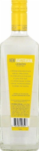 New Amsterdam Lemon Flavored Vodka Perspective: back