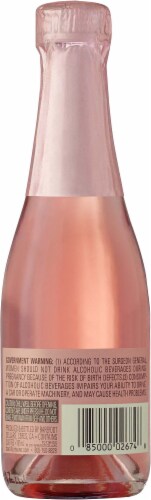 Barefoot Bubbly Brut Rose Champagne Perspective: back