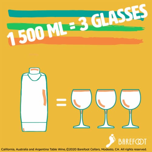 Barefoot-To-Go Pinot Grigio California White Wine Perspective: back