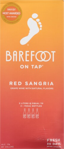 Barefoot On Tap Red Sangria Perspective: back