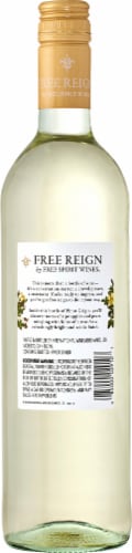 Free Reign Pinot Grigio Perspective: back