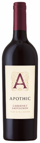Apothic Cabernet Sauvignon California Red Wine Perspective: back