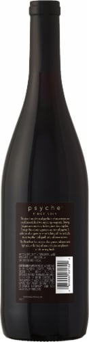 Psyche Pinot Noir Red Wine Perspective: back