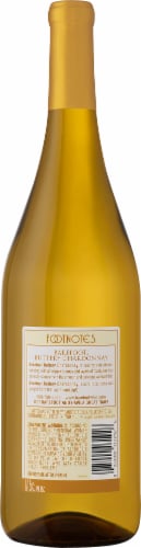 Barefoot Buttery Chardonnay White Wine Perspective: back