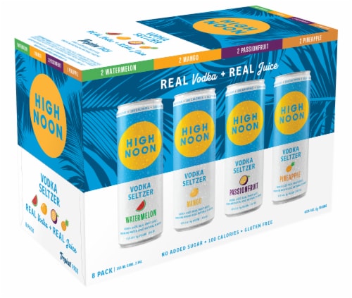 High Noon® Sun Sips® Tropical Variety Pack Hard Seltzer Perspective: back