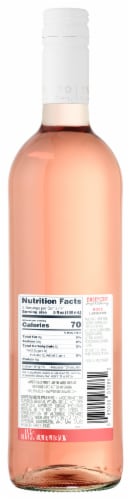 Barefoot Bright & Breezy Rose California Low Calorie Wine Perspective: back