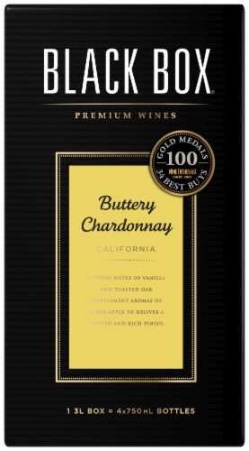 Black Box Buttery Chardonnay White Wine Perspective: back