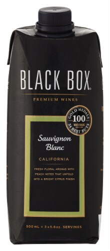 Black Box Sauvignon Blanc White Wine Perspective: back