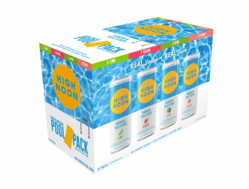 High Noon Variety Hard Seltzer Variety Pack Perspective: back