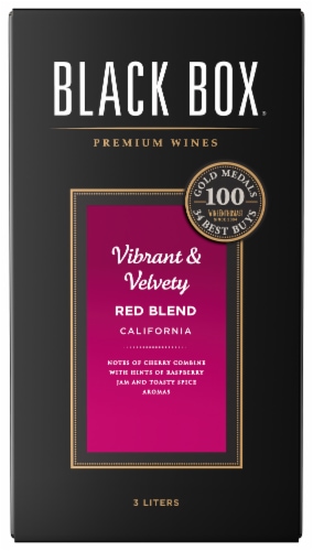 Black Box® Vibrant & Velvety Red Blend Wine Perspective: back